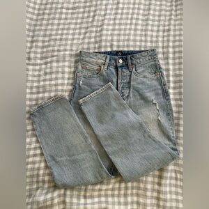 Gap High Rise Curvy Cheeky Straight Jeans